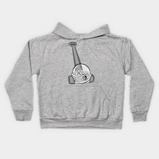 Black And White Corn Popper Kids Hoodie